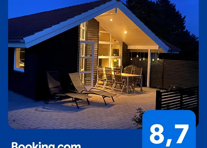 Moderne Sommerhus, 8 Senge, 250 Mtr Til Sandstrand 度假居 *